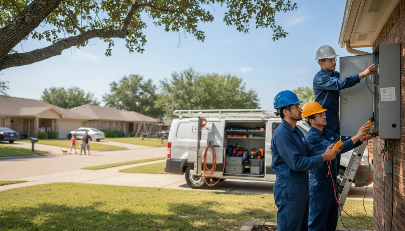 Certified electrician providing emergency electrical services in Pickerel, WI